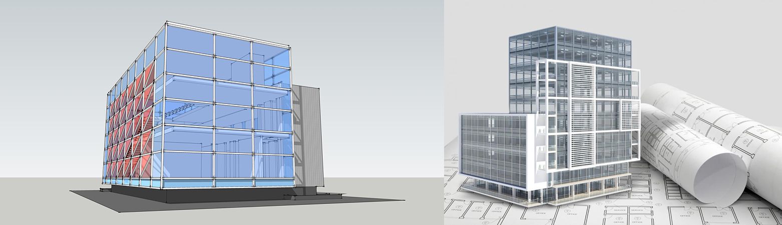 Проектирование офисных зданий эскиз